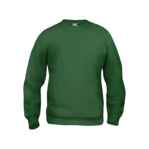 021030 Bottle Green - Clique Roundneck Sweater