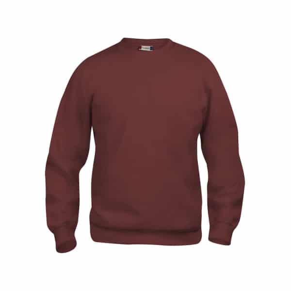021030 Burgundy - Clique Roundneck Sweater