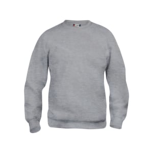 021030 Grey Melange - Clique Roundneck Sweater