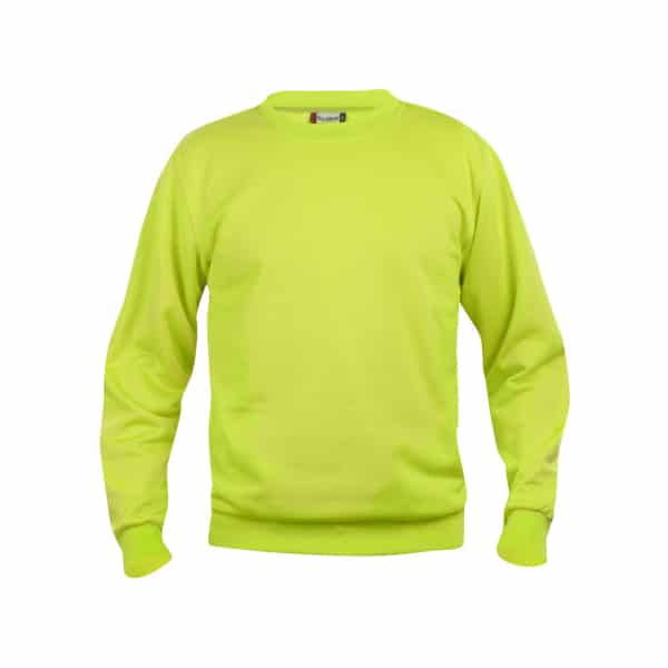 021030 Visibility Green - Clique Roundneck Sweater
