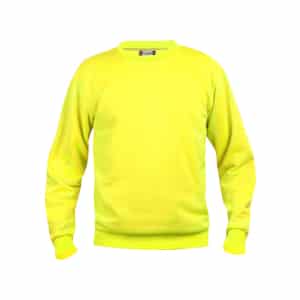 021030 Visibility Yellow - Clique Roundneck Sweater
