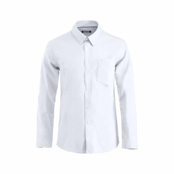 027311 white - Clique Oxford Shirt - Men’s Fit