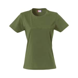 029031 ARMY GREEN - Clique Basic T-shirt - Ladies Fit