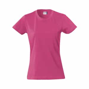 029031 BRIGHT CERISE - Clique Basic T-shirt - Ladies Fit