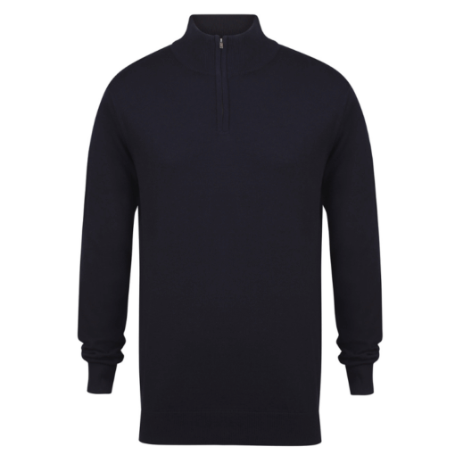 Henbury ¼ zip jumper