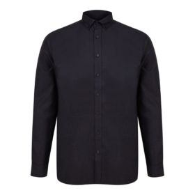 Henbury Modern long sleeve Oxford shirt