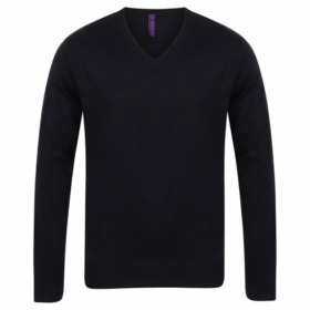 Henbury 12 gauge v-neck jumper