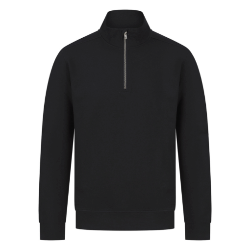 Henbury Unisex sustainable quarter-zip sweatshirt