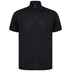 Henbury Recycled polyester polo shirt