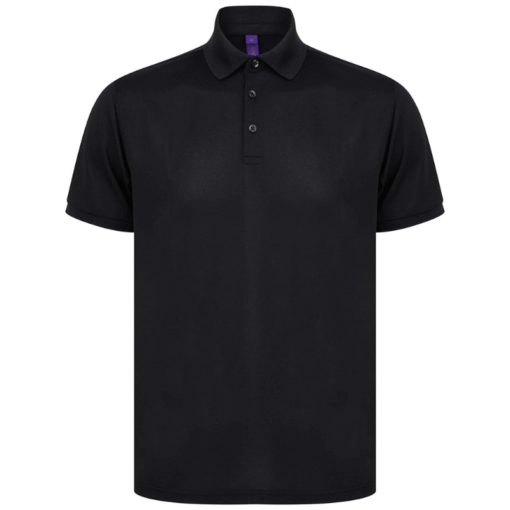 Henbury Recycled polyester polo shirt