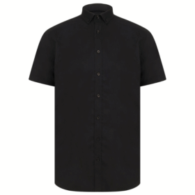 Henbury Modern short sleeve Oxford shirt
