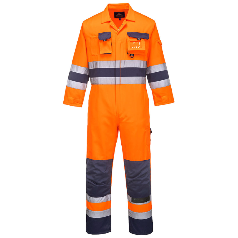Portwest Nantes Hi-Vis Contrast Work Coverall 1 Portwest Nantes Hi-Vis Contrast Work Coverall