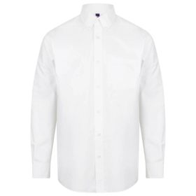Henbury Long sleeve classic Oxford shirt