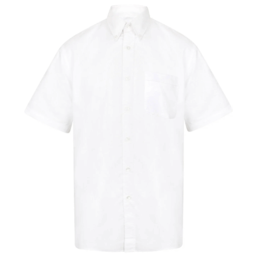 Henbury Short sleeve classic Oxford shirt
