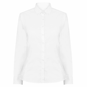 Henbury Women’s modern long sleeve Oxford shirt