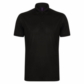 Henbury Stretch polo shirt with wicking finish (slim fit)