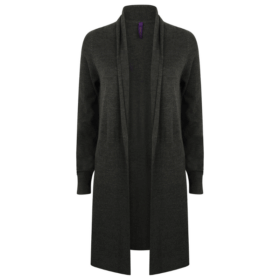 Henbury Women’s longline open cardigan