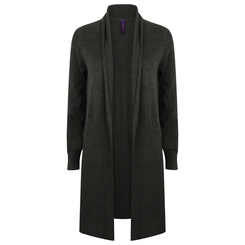 Henbury Women's longline open cardigan 1 Henbury Women's longline open cardigan