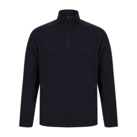 Henbury quarter-zip microfleece jacket