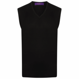 Henbury Sleeveless v-neck jumper