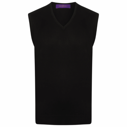 Henbury Sleeveless v-neck jumper