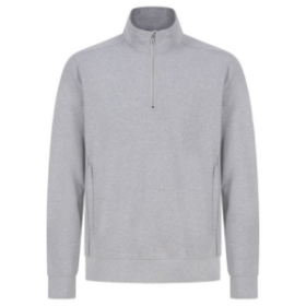 Henbury Unisex Sustainable Quarter-zip Sweatshirt