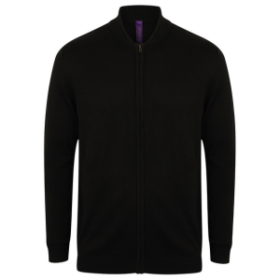 Henbury Unisex zip-through cardigan