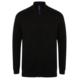 Henbury Unisex zip-through cardigan 1 Henbury Unisex zip-through cardigan