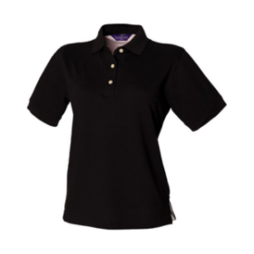 Henbury Women’s classic cotton pique polo shirt