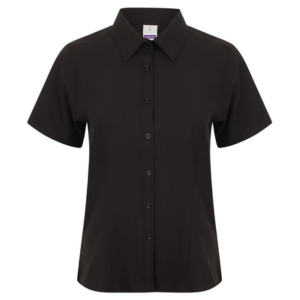 Henbury Women's wicking antibacterial short sleeve shirt 1 Henbury Women's wicking antibacterial short sleeve shirt