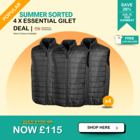 4 x Essential Workwear Gilet Deal