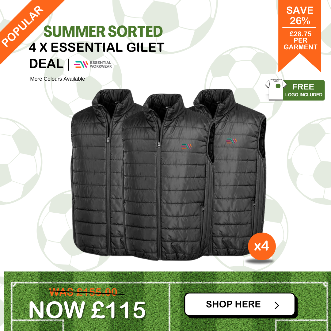 4 x Essential Workwear Gilet Deal