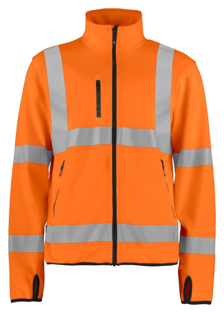 Pro Job Hi Vis SOFTSHELL JACKET LITE EN 
