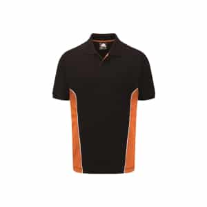 Silverstone Poloshirt_ Black-Orange