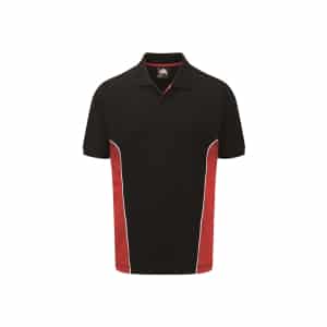 Silverstone Poloshirt_ Black-Red