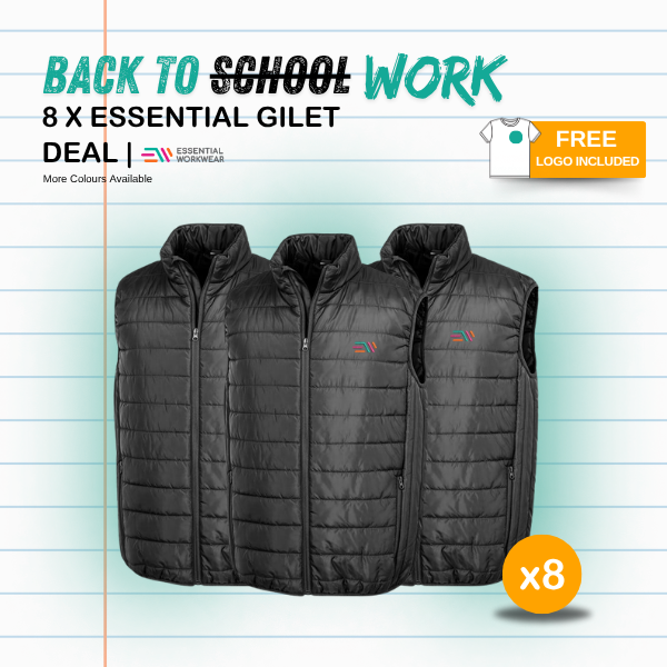 8 x Essential Gilet Deal 1 8 x Essential Gilet Deal