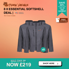 8 x Essential Softshell Jacket Deal