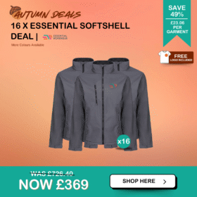 16 x Essential Softshell Jacket Deal