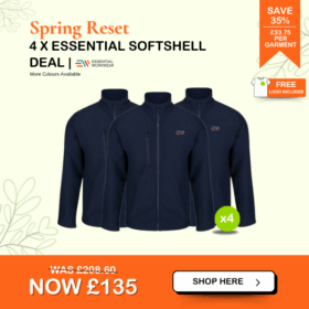 4 x Essential Workwear Softshell Deal