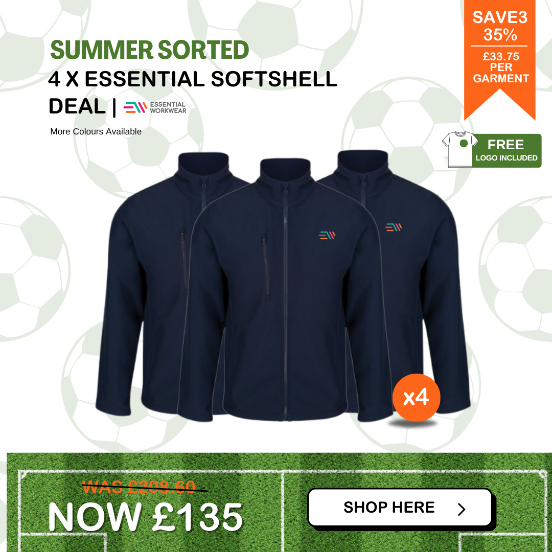 4 x Essential Workwear Softshell Deal