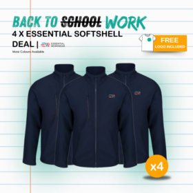 4 x Essential Workwear Softshell Deal
