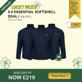 8 x Essential Softshell Jacket Deal