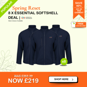 8 x Essential Softshell Jacket Deal