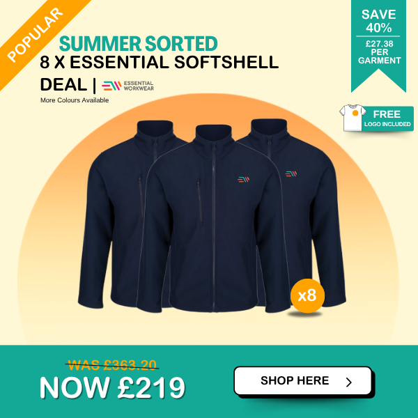 8 x essential softshell deal