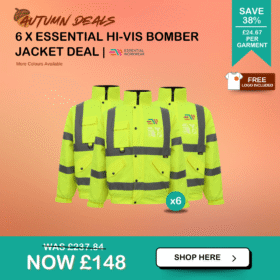 6 x Essential Hi-Vis Bomber Jacket Deal