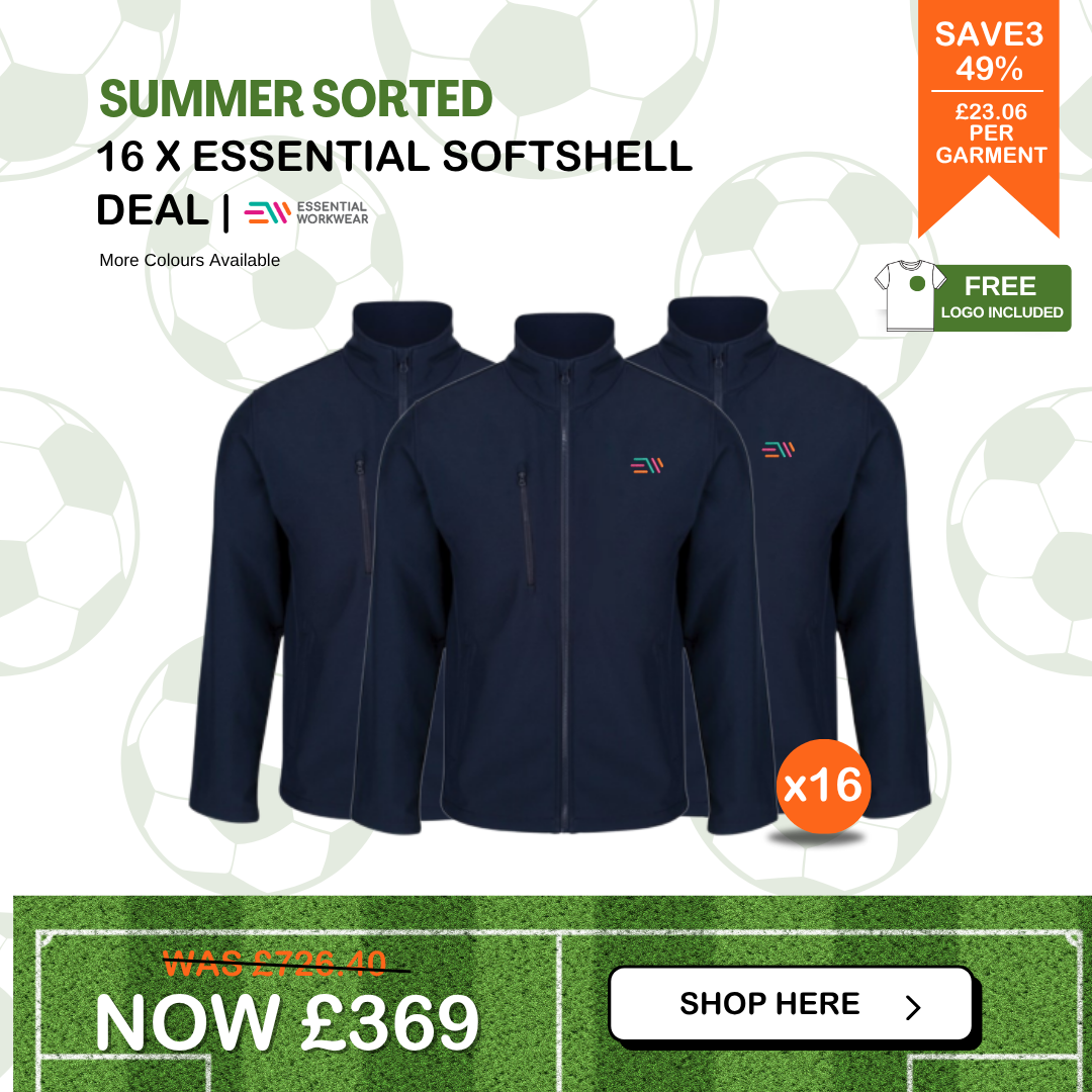 16 x Essential Softshell Jacket Deal