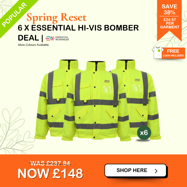 6 x hi-vis bomber jacket deal
