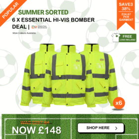6 x Essential Hi-Vis Bomber Deal
