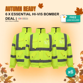 6 x Essential Hi-Vis Bomber Deal
