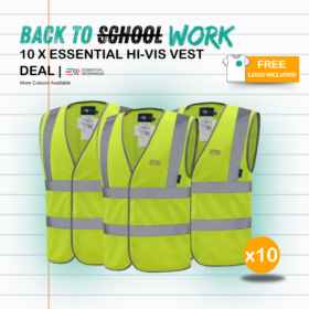 10 x Essential Kapton Hi-Vis Vest Deal